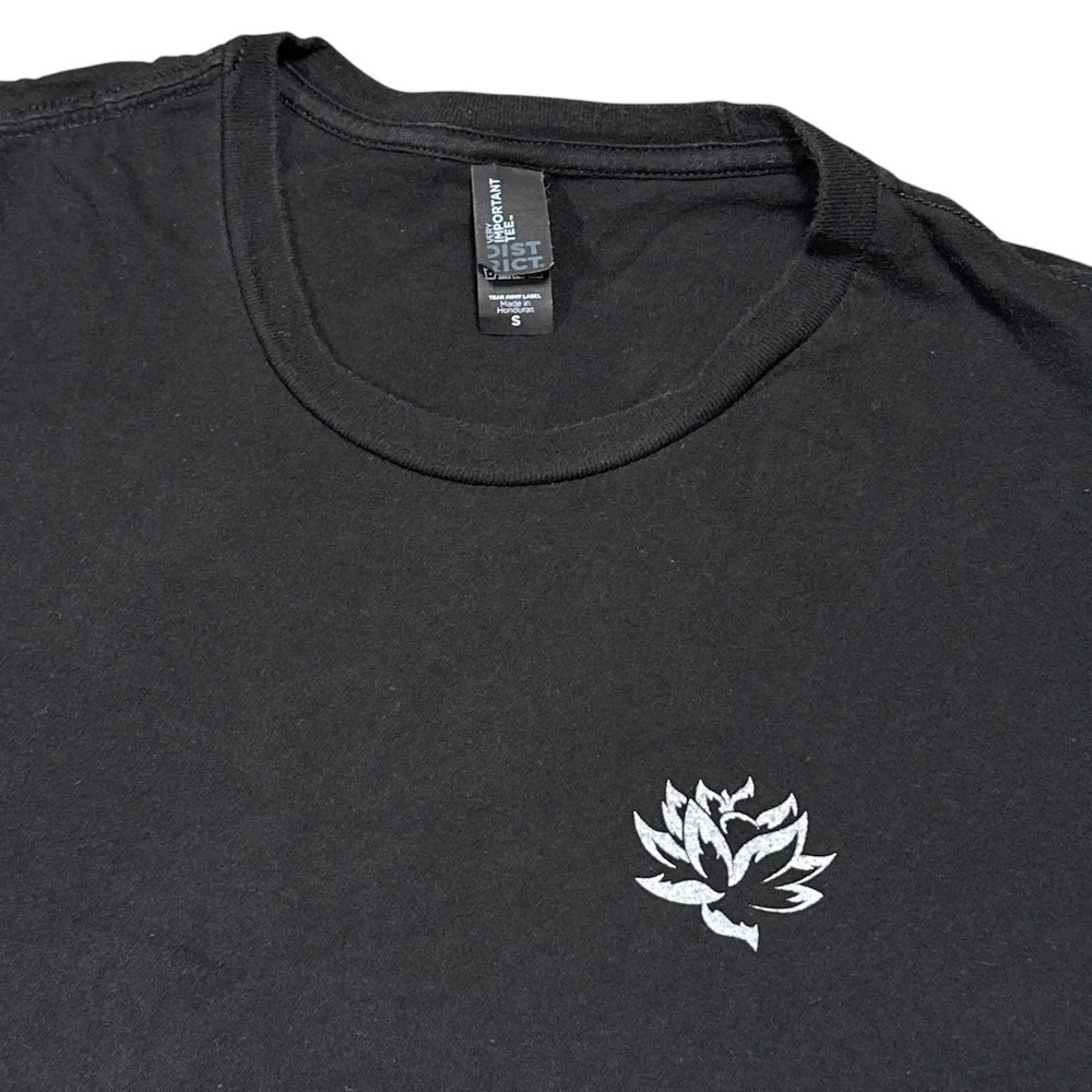 Magic The Gathering Black Lotus Silver Logo 25th Anniversary T Shirt Mens Small